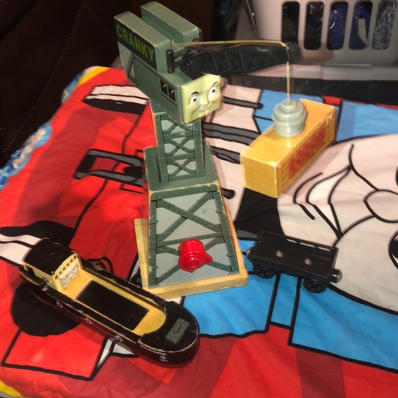 Older set cranky bulstrode cargo Thomas wooden - Picture 1 of 12
